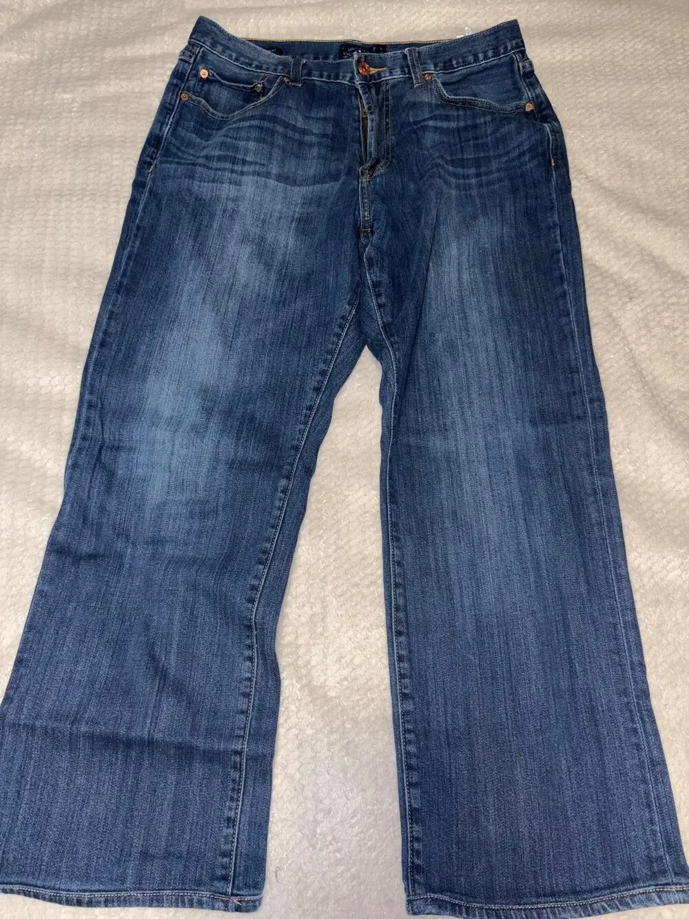 Vintage lucky jeans men’s relaxed straight cut dark blue 34x32 jeans